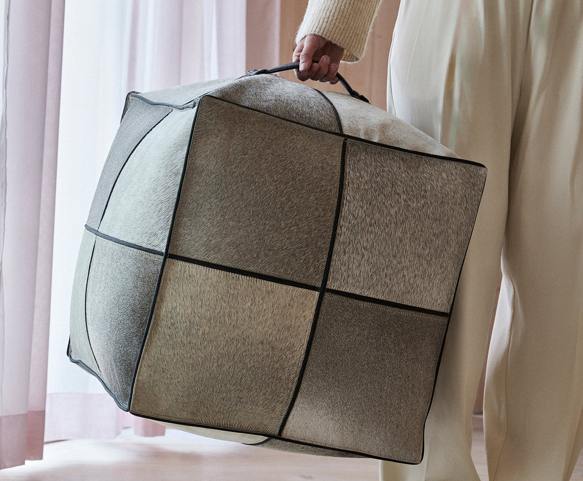 Arredo in pelle di mucca
