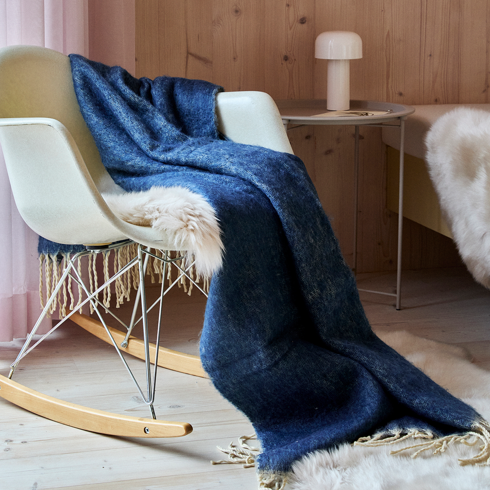 Plaid e coperte in pelle di pecora