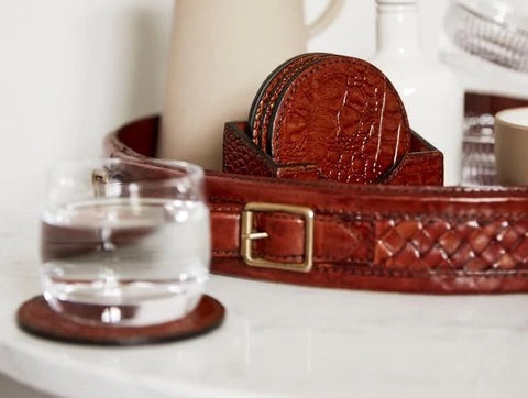 Accessori casa in pelle